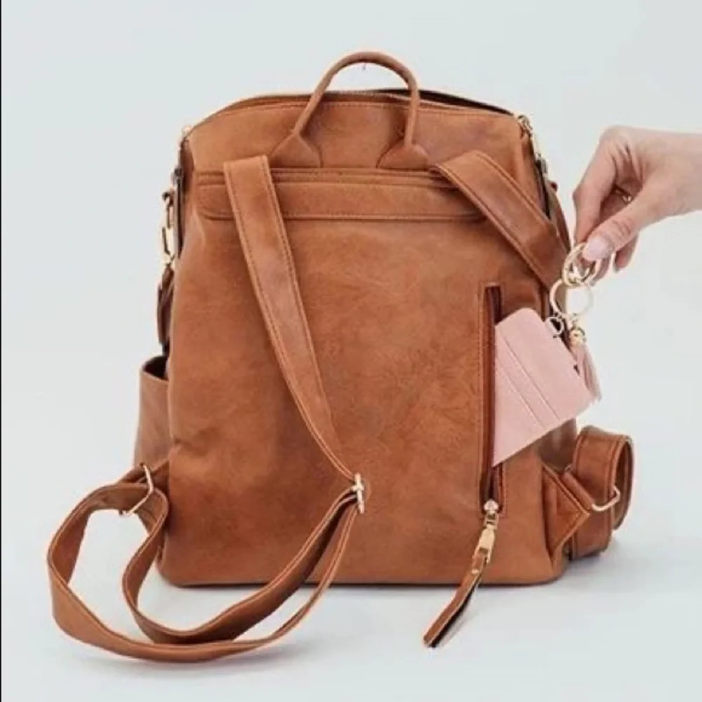 Brand NEW Camden Convertible Backpack in Camel 🧡 - Picture 7 of 16